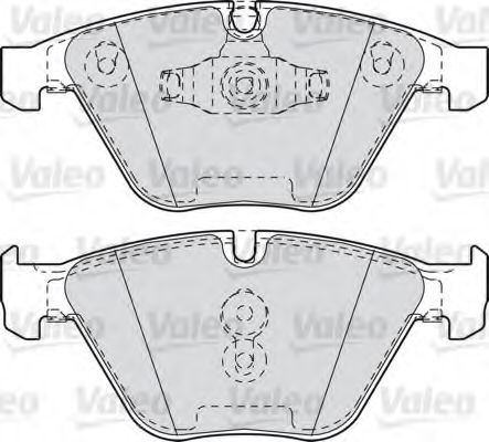 Тормозные колодки VALEO 601027
