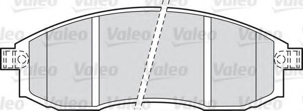 Тормозные колодки VALEO 598523