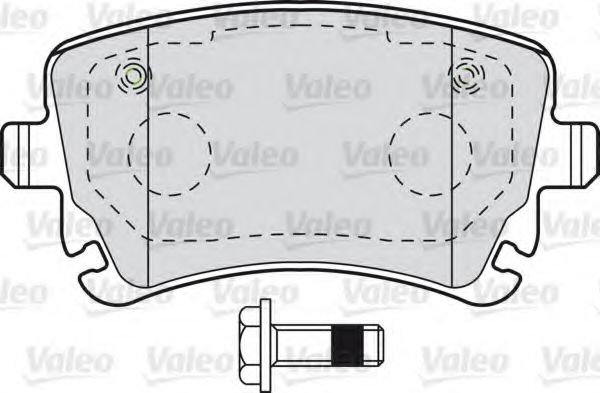 Тормозные колодки VALEO 598671