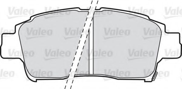 Тормозные колодки VALEO 598606