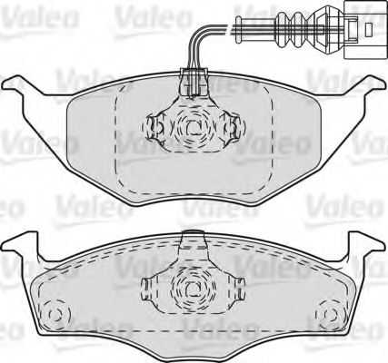 Тормозные колодки VALEO 598735
