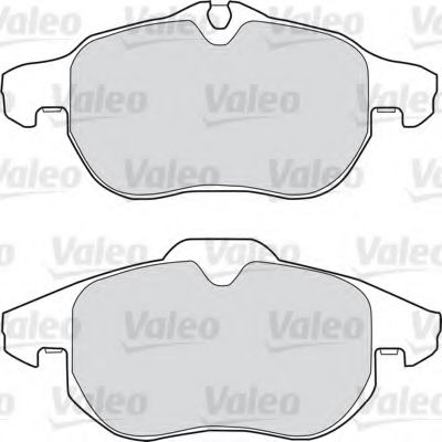 Тормозные колодки VALEO 598678