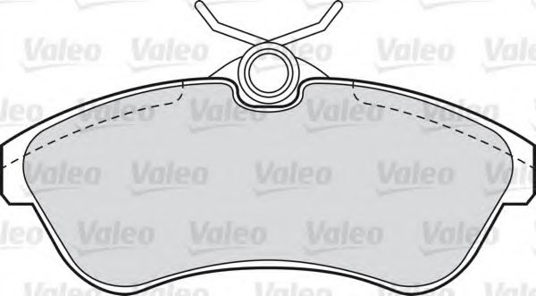Тормозные колодки VALEO 598501