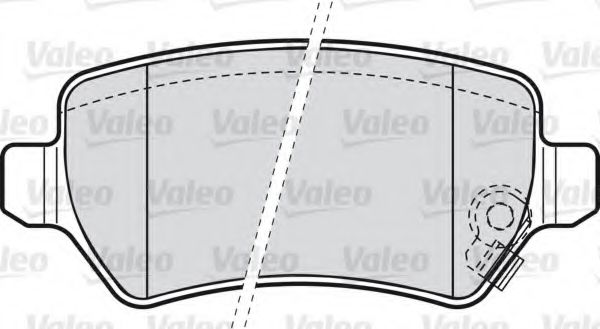 Тормозные колодки VALEO 598584