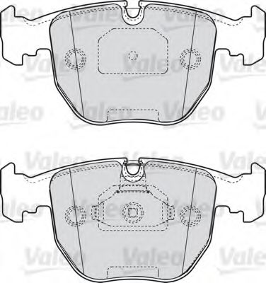 Тормозные колодки VALEO 598412