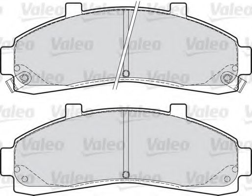 Тормозные колодки VALEO 598906