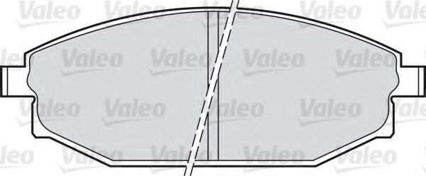 Тормозные колодки VALEO 598504