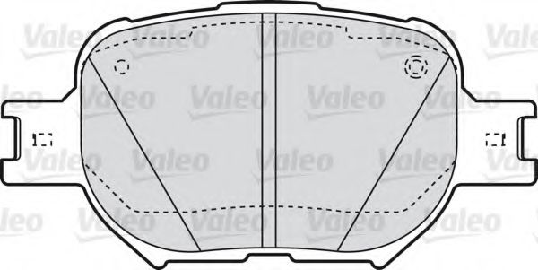 Тормозные колодки VALEO 598827