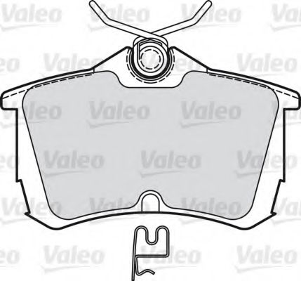 Тормозные колодки VALEO 598758