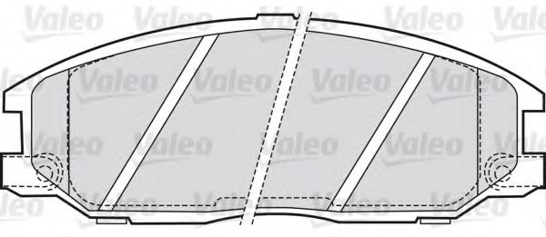 Тормозные колодки VALEO 598759