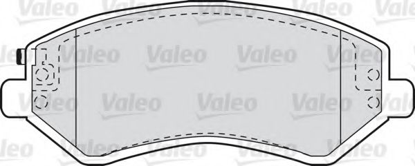 Тормозные колодки VALEO 598414