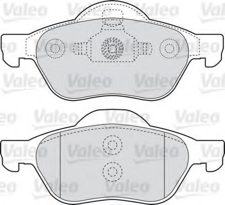 Тормозные колодки VALEO 598471