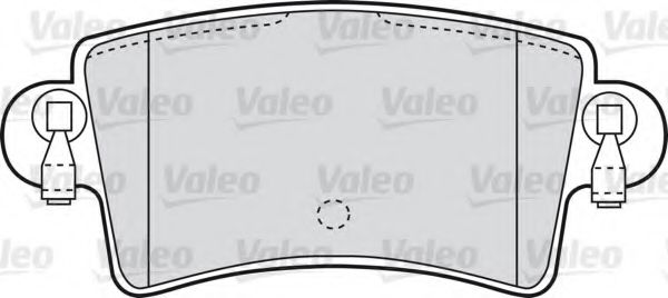 Тормозные колодки VALEO 598538