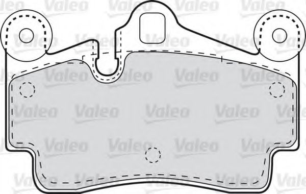 Тормозные колодки VALEO 598770