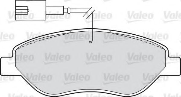 Тормозные колодки VALEO 598428