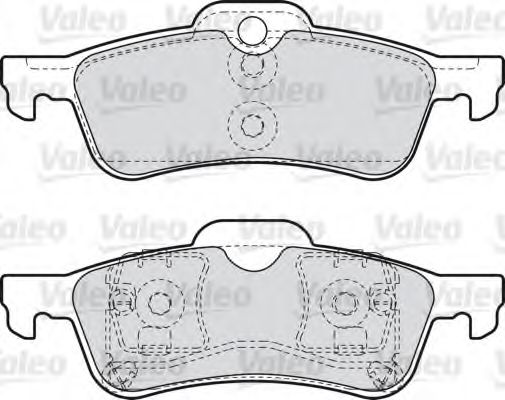 Тормозные колодки VALEO 598643
