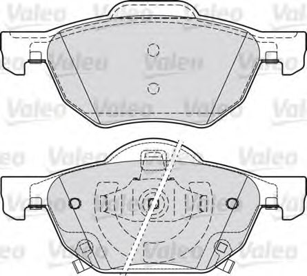 Тормозные колодки VALEO 598824
