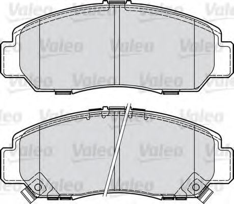 Тормозные колодки VALEO 598887