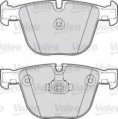 Тормозные колодки VALEO 598820