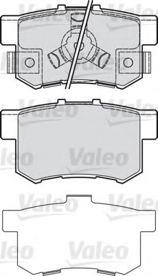 Тормозные колодки VALEO 601043