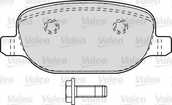 Тормозные колодки VALEO 601029
