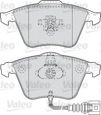 Тормозные колодки VALEO 598863