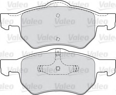 Тормозные колодки VALEO 598756