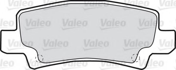 Тормозные колодки VALEO 598680