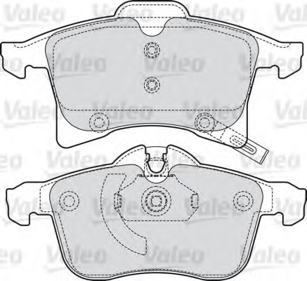 Тормозные колодки VALEO 598860