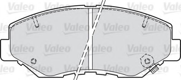 Тормозные колодки VALEO 598757