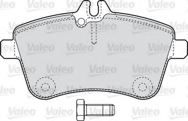 Тормозные колодки VALEO 598795