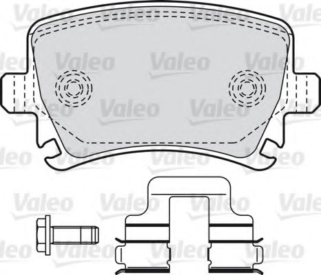 Тормозные колодки VALEO 598752