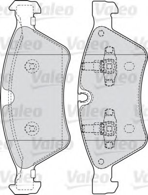 Тормозные колодки VALEO 598728