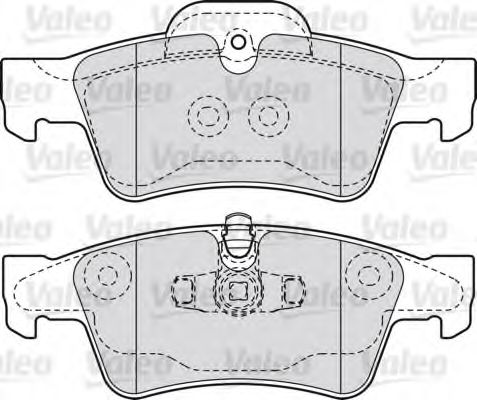 Тормозные колодки VALEO 598802