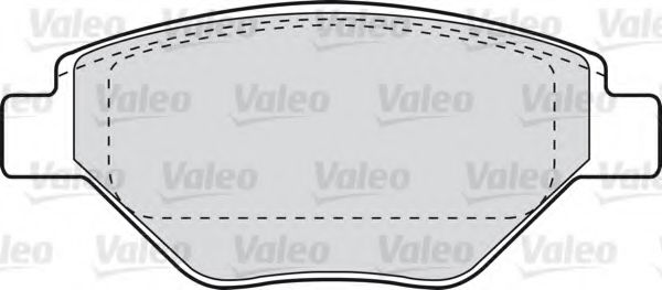 Тормозные колодки VALEO 598557