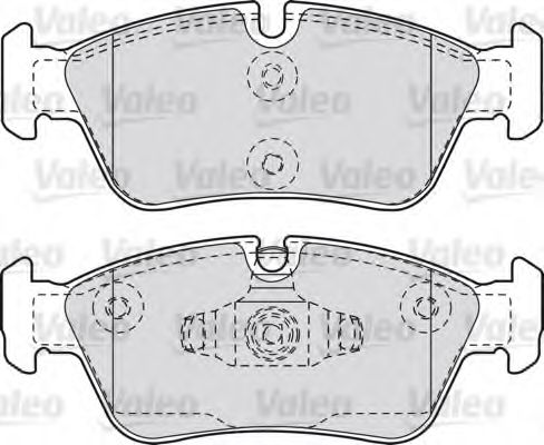 Тормозные колодки VALEO 598700