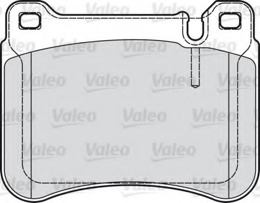 Тормозные колодки VALEO 601034