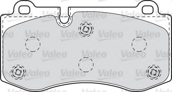 Тормозные колодки VALEO 598995