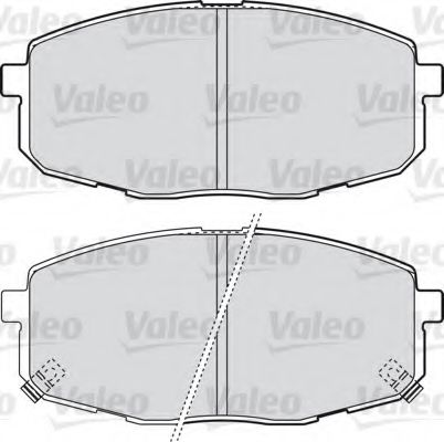 Тормозные колодки VALEO 598842