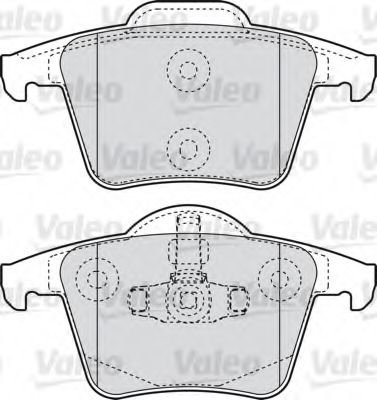Тормозные колодки VALEO 598829