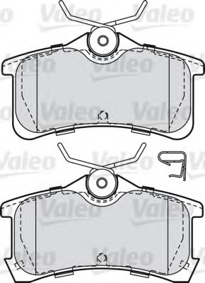 Тормозные колодки VALEO 598810