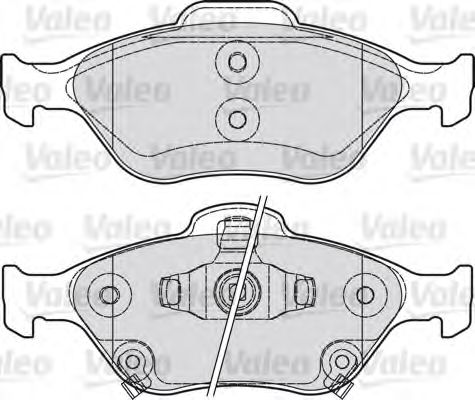 Тормозные колодки VALEO 601026