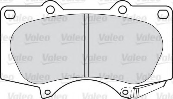 Тормозные колодки VALEO 598857