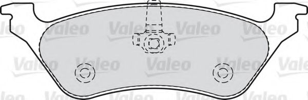 Тормозные колодки VALEO 598755