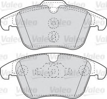 Тормозные колодки VALEO 598879
