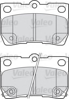 Тормозные колодки VALEO 598888