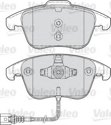 Тормозные колодки VALEO 601036