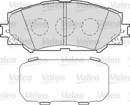 Тормозные колодки VALEO 598943