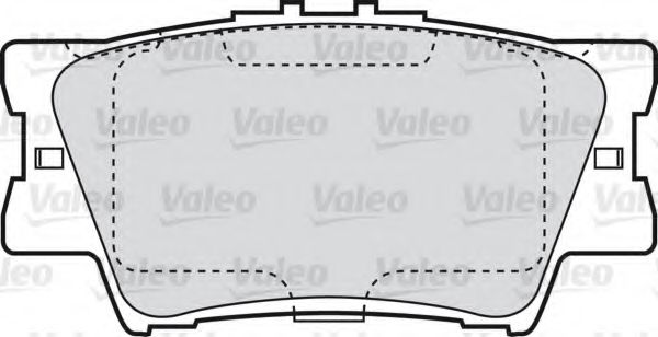 Тормозные колодки VALEO 598819