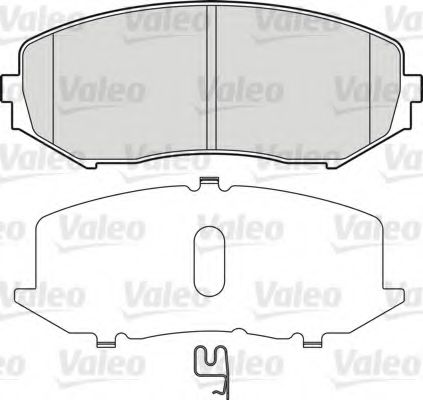 Тормозные колодки VALEO 598877